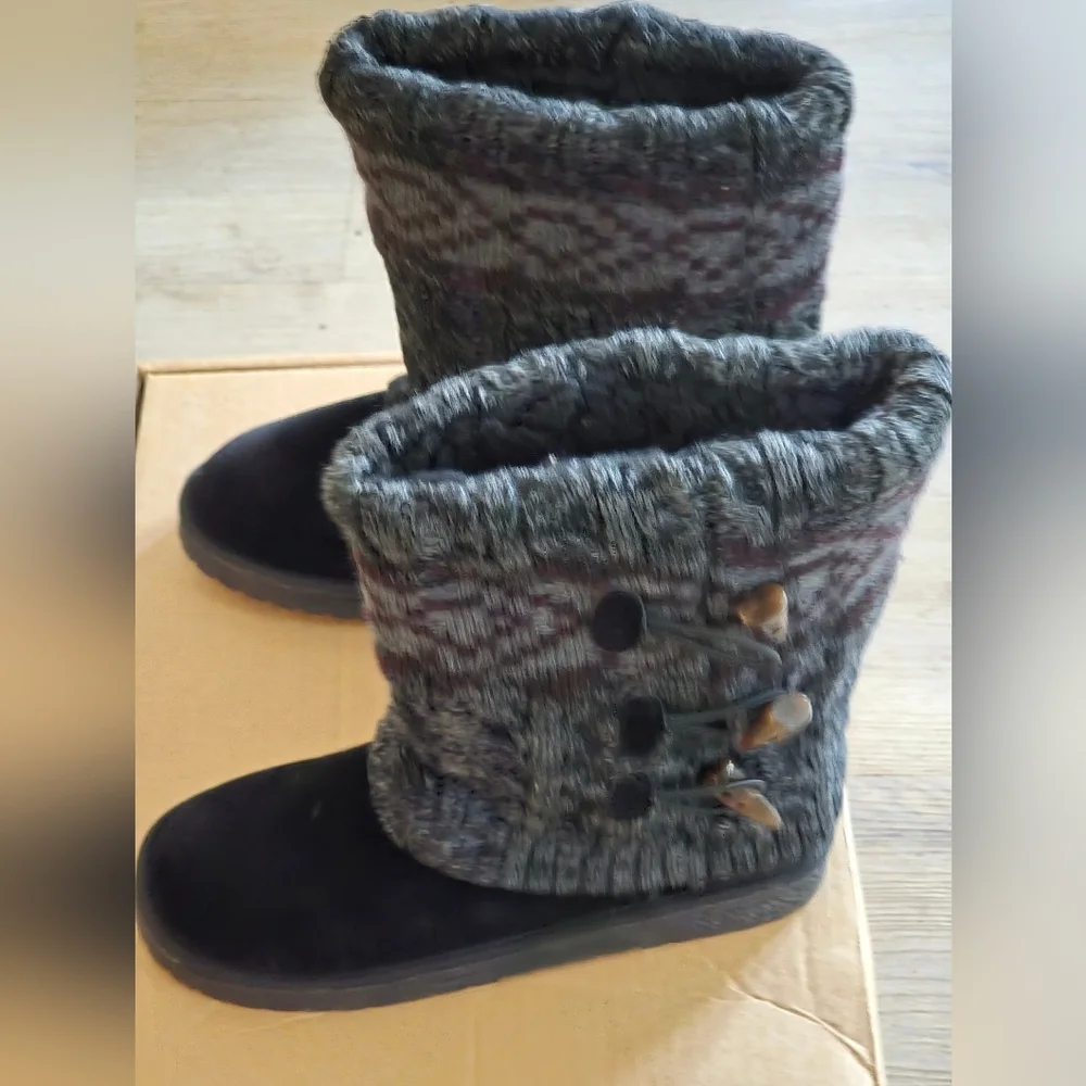 MUK LUKS WOMENS CHERYL KNIT WINTER BOOTS | Size 6 | NWOT - Picture 11 of 13